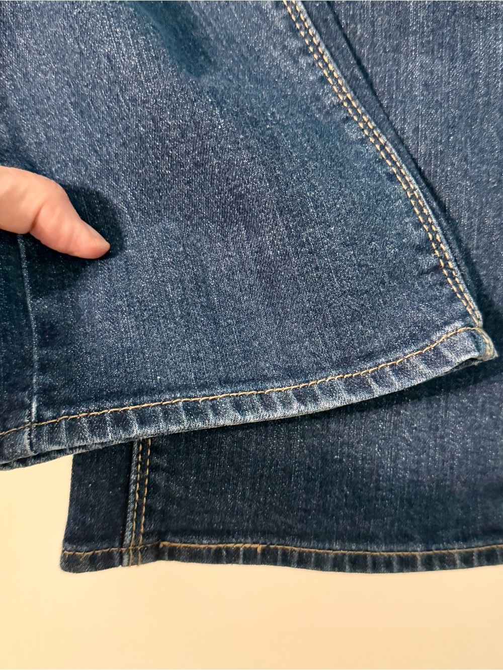 Levi's 525 Perfect Waist Straight Leg Jeans Blue Denim Size 8 - Picture 2 of 9